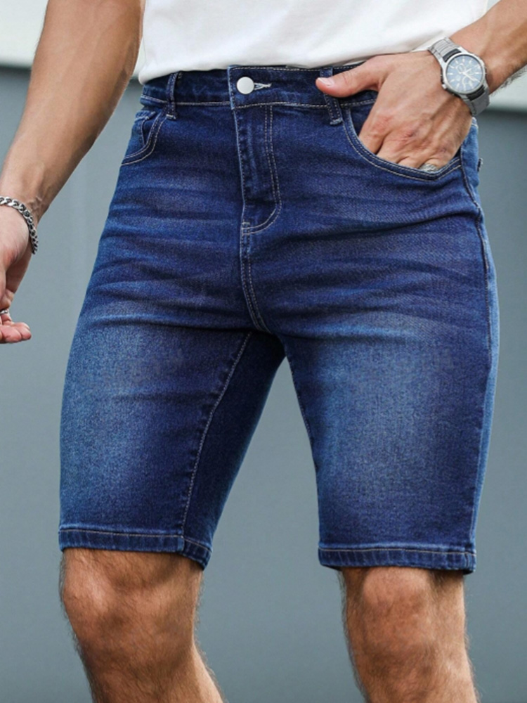 Levis Jeans 501 - กางเกงยีนส์ขาสั้นทรงสลิมฟิตสำหรับผู้ชาย, กางเกงขาสั้นยืดได้ 5 นิ้วสำหรับฤดูร้อน, กางเกงอเนกประสงค์สไตล์ลำลองสำหรับธุรกิจ