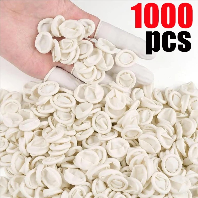 ถุงนิ้วแบบใช้แล้วทิ้งสีขาว 100 - Latex Disposable Glove บทวิจารณ์และราคา
