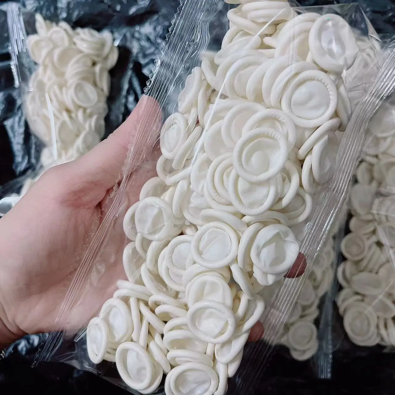 50-200 PC Non-SLIP นิ้วมือทิ้ง - Rubber Glove Cleaning บทวิจารณ์และราคา