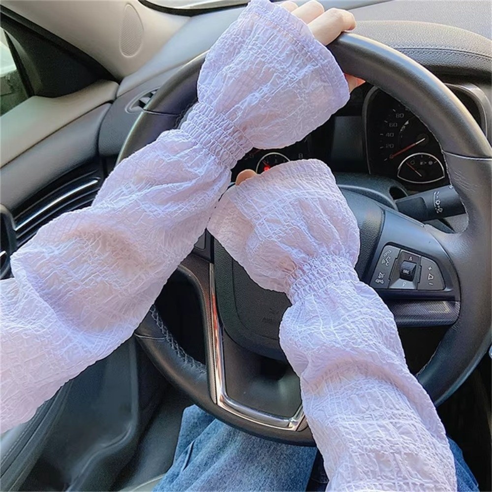 ปลอกแขนกันแดดผ้าตาข่ายสำหรับฤด - Fingerless Glove Knit บทวิจารณ์และราคา