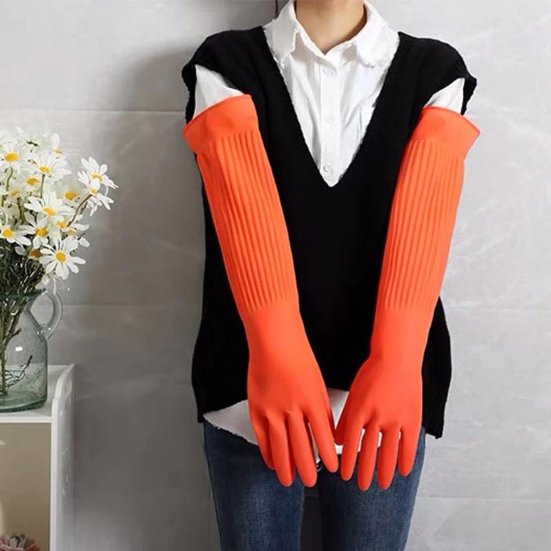 ถุงมือทำความสะอาดยางกันน้ำกันล - Rubber Glove Cleaning บทวิจารณ์และราคา