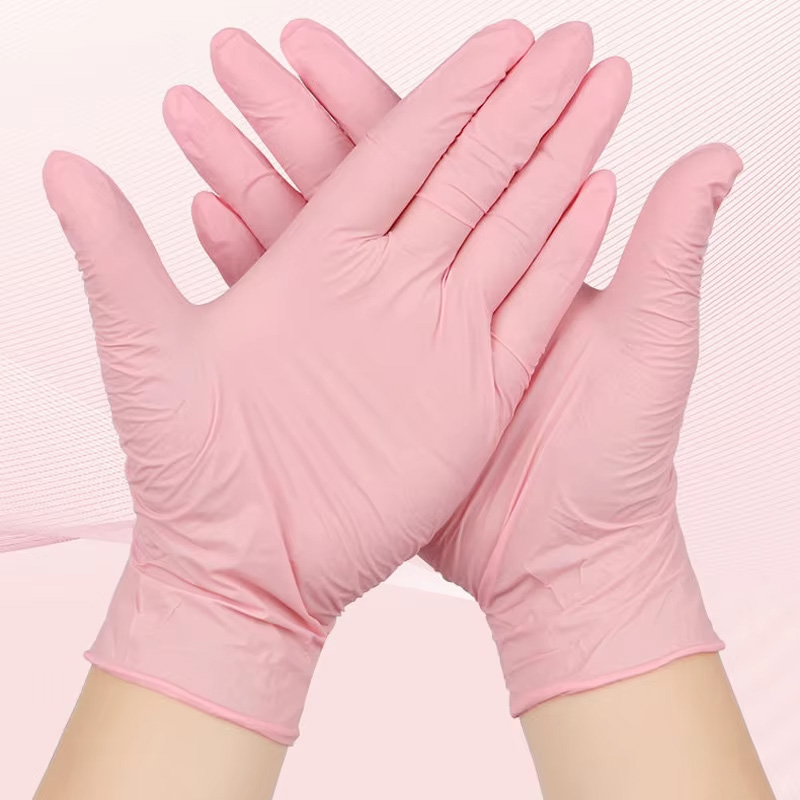 ถุงมือไนไตรล์แบบใช้แล้วทิ้ง สี - Rubber Glove Cleaning บทวิจารณ์และราคา