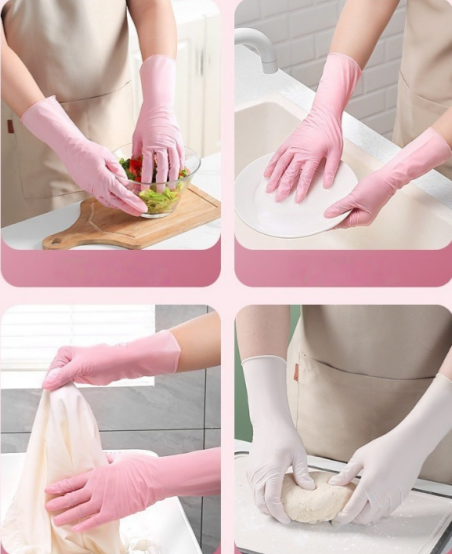 ถุงมือยางใช้แล้วทิ้งยาว 9 นิ้ว - Rubber Glove Cleaning บทวิจารณ์และราคา